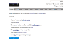 Desktop Screenshot of barnabybenson.co.uk